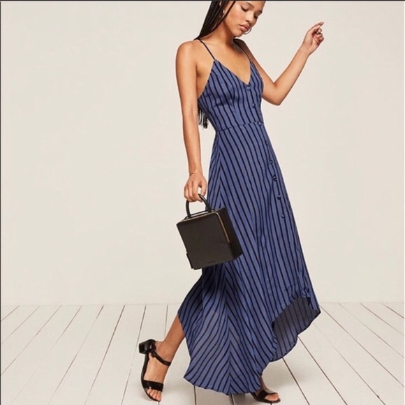 Reformation Dresses & Skirts - Reformation Savanah Dress in Easy Going Blue, Sz 2